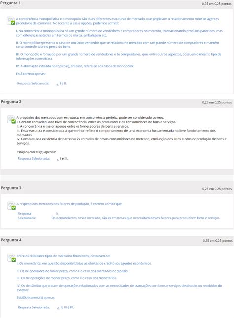 Economia E Mercado Atividades Ii Economia E Mercado