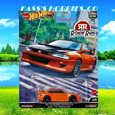 HOT WHEELS PREMIUM RONIN RUN 98 SUBARU IMPREZA 22B STI VERSION JDM