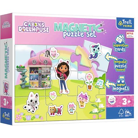 Puzzle Magnetyczne Poznaj Wiat Gabi Koci Domek Gabi Gabby S