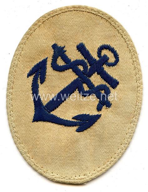 Kriegsmarine Rmelabzeichen Sanit Tsmaat Insignia Of The