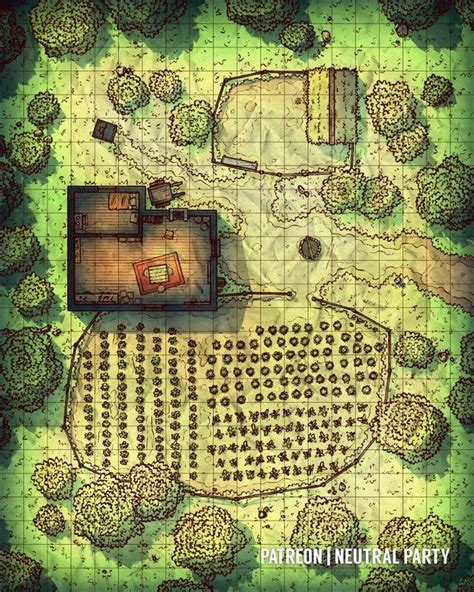 Dnd Farm House Map