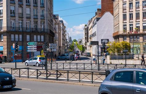 Paisaje Urbano Y Boulevard De Launay En El Fondo Al Oeste Del Centro