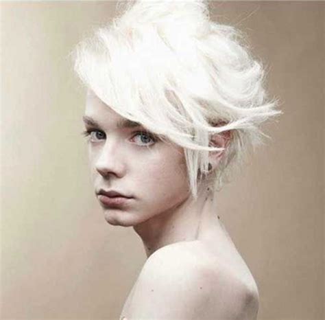 11 Top And Lovely Short Bleach Blonde Hairstyle For Women Short Bleached Hair Bleach Blonde