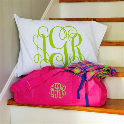 Monogrammed Personalized Pillowcase