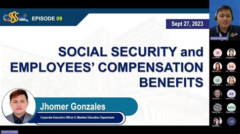 ESSSkwela Webinar S02E09 Social Security And Employees Compensation