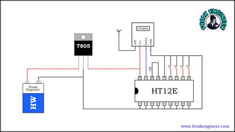 433mhz Rf Transmitter Circuit Diagram Circuit Diagram