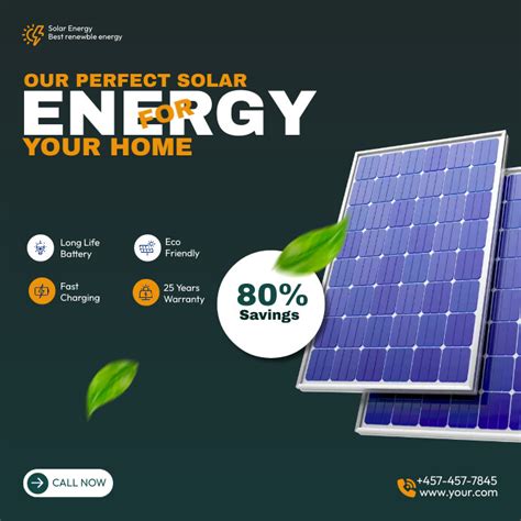 Plantilla De Solar Energy Ad Template Postermywall