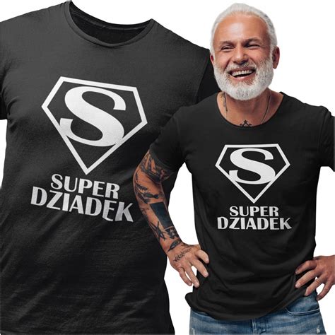 Koszulka Na DzieŃ Dziadka Super Dziadek Na Prezent L 14937644026