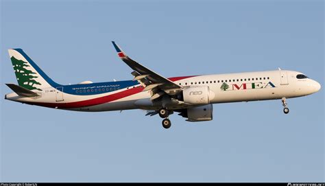 T7 ME5 MEA Middle East Airlines Airbus A321 271NX Photo By RobertLN