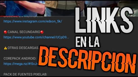 Como Poner Links En La Descripción De Un Video YouTube