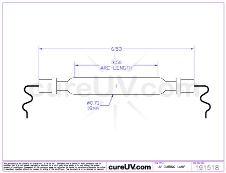 Integration Technology VZero 085A V0 085A UV Curing Lamp Bulb