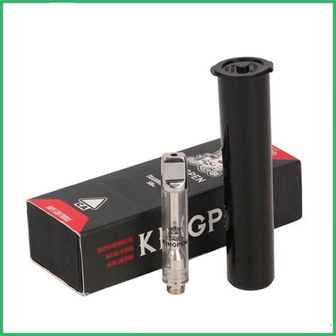 New Kingpen 710 Vape Cartridge Ceramic Coil 510 Thread Pyrex Glass