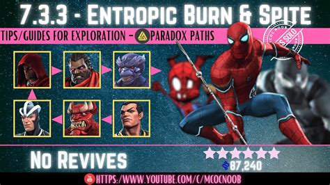 Mcoc Act 733 Paradox Entropic Burn Quantum Entangle Spite Spiderman Stark Enhanced