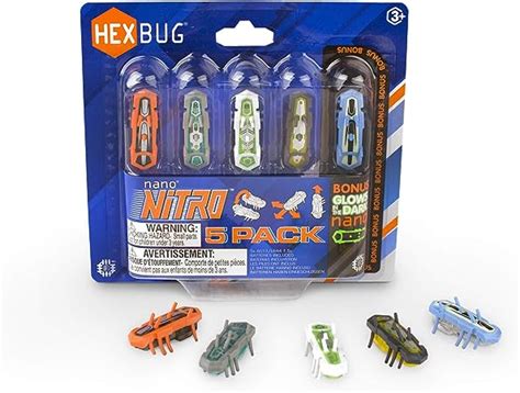 Hexbug 415 4574 06gl06 Nano Nitro Confezione Da 5 Multicolore