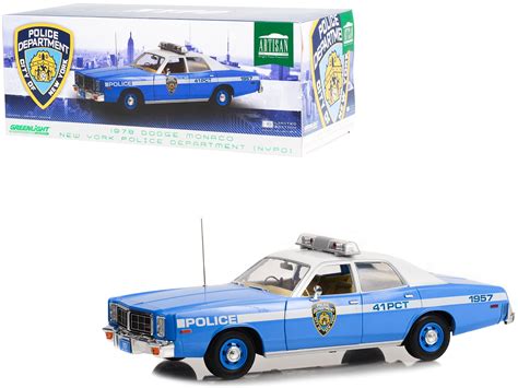 Dodge Monaco Police Blue White Nypd New York City Police Dept