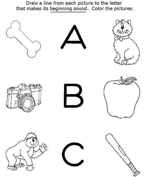 Preschool Worksheets