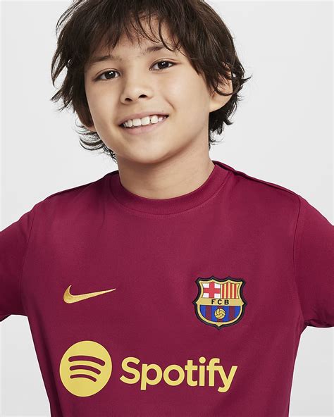 Fc Barcelona Academy Pro Nike Dri Fit K Sa Kollu Gen Ocuk Futbol St