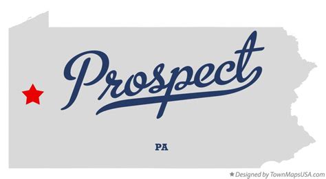 Map of Prospect, PA, Pennsylvania