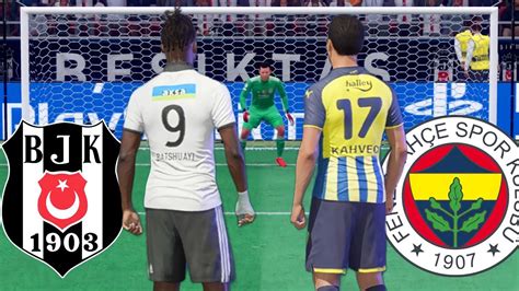 FIFA 22 BEŞİKTAŞ FENERBAHÇE PENALTI ATIŞLARI YouTube