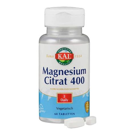 Magnesiumcitrat Mg Tabletten St Bei Aponeo Kaufen