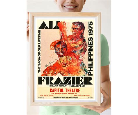 Reprint of the 1975 Ali V Frazier Boxing Match Promo Poster - Etsy