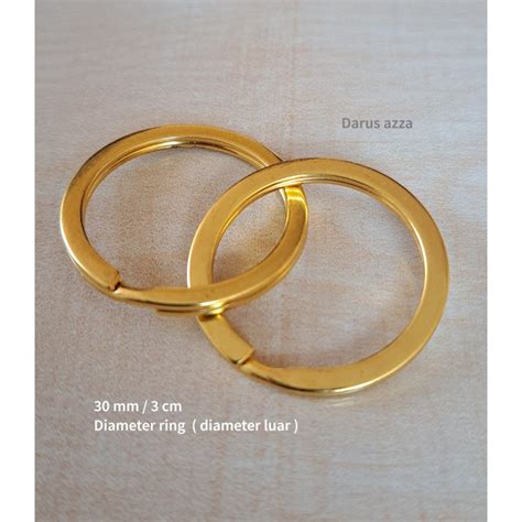 Jual Ring Gepeng Ring Pipih Ring Gantungan Kunci Ukuran Dan Warna