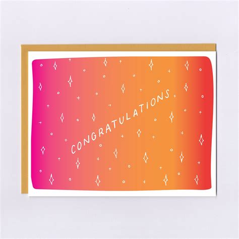 Congratulations Sparkle Greeting Card — The Treasurie