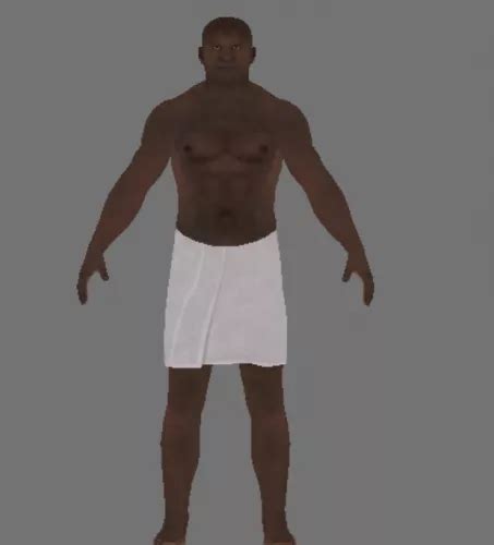 Prison Break Black Prisoner Towel Free 3d Model - .Obj - Open3dModel