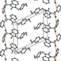 The Molecular Packing Of The Compound Viewed Down The A Axis Is Shown