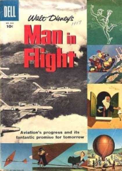 Four Color 836 Walt Disneys Man In Flight Issue