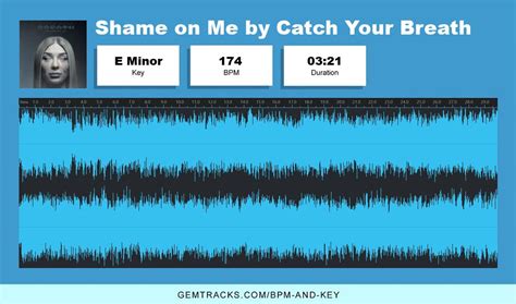 Shame On Me Key And Bpm Catch Your Breath