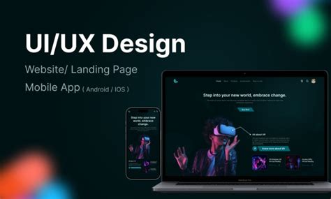 Build Top Notch Website Landing Page And Mobile App Design Ui Ux Design