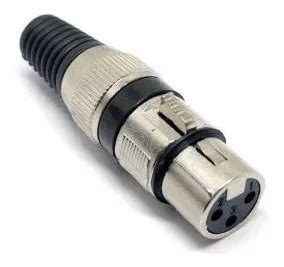 Conector Canon Xlr Hembra Pines Profesional Para Cable Mercadolibre