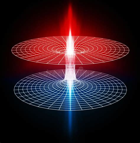 Wormhole Diagram stock illustration. Illustration of diagram - 24245841