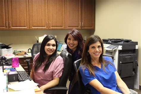 Staff Photos: Mayra (receptionist), Stephanie (back office assistant