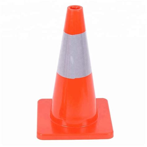 Lbs Road Safety Cones Black Rubber Base Traffic Cones Pvc Cone