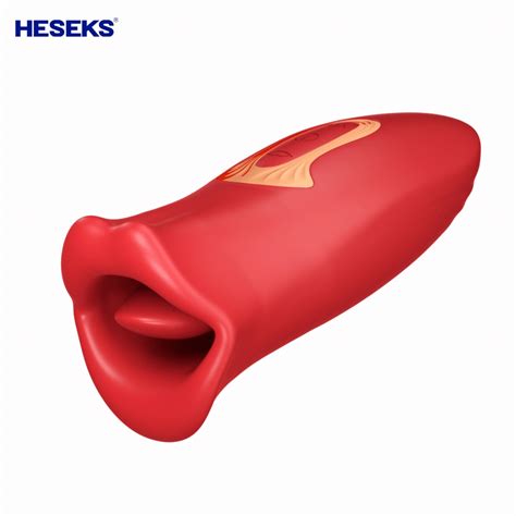 HESEKS Vibrador Sugador De Lingua De Clitoris De Brinquedo Estimulador