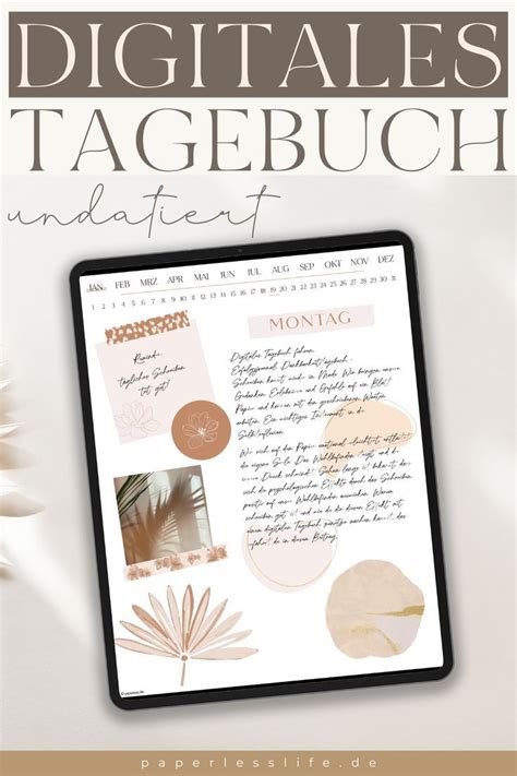 Pin Auf Digitale Tageb Cher Journals