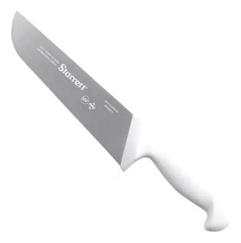 Faca Profissional Açougueiro 25cm 10 Cabo Branco Starrett Frete grátis