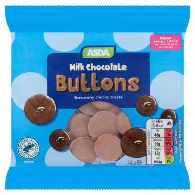 ASDA Milk Chocolate Buttons 30g : My Supermarket Compare