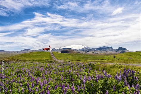 The Historic Ingjaldsh Ll On The Snaefellsnes Peninsula In West Iceland