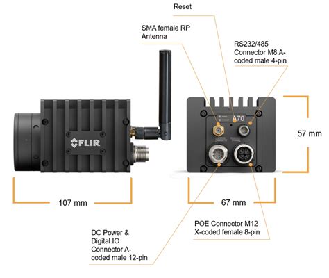 Kamera Termowizyjna Flir A50a70 Smart Sensor Camera Ec Test Systems