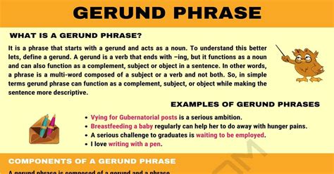 Explain Gerunds And Gerund Phrases