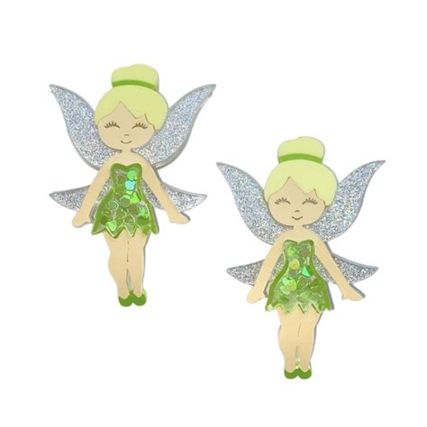 Aplique Tinker Bell Grande Curvada Acrílico ApliqueMe