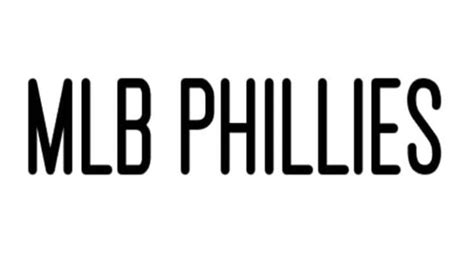 MLB Phillies Font Free Download - Graphic Design Fonts