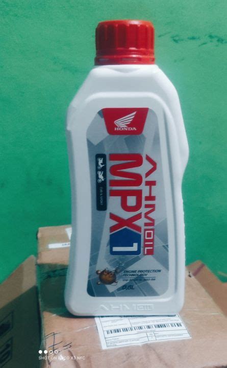 MPX 1 AHM OIL 10W 30 SL Jaso MA 800ML OLI BUAT SEMUA MOTOR HONDA BEBEK