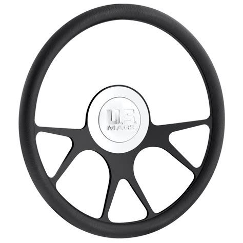 U S Mags Custom Steering Wheel Pt1 Half Cut Matte Black