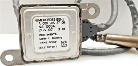 MERCEDES BENZ NOX SENSOR ORIGINAL A0009053706 GARANTIE EUR 129 00