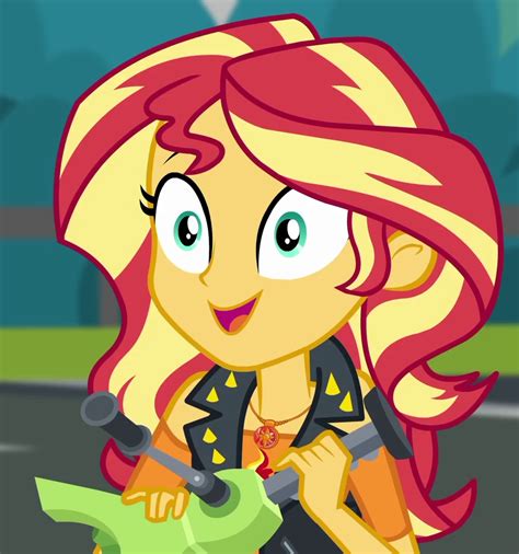 1884958 Safe Screencap Sunset Shimmer Driving Miss Shimmer