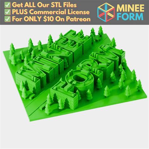 3d Printable Architectural Scale Model Of Office Park With Hidden